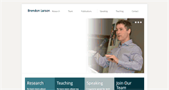 Desktop Screenshot of brendonlarson.com